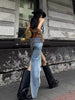Casual Asymmetrical Edge Low Waist A-line Wide Leg Shorts Mssza