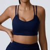 Back Sports Breathable Bras And 2 Piece Gym Suit Mssza