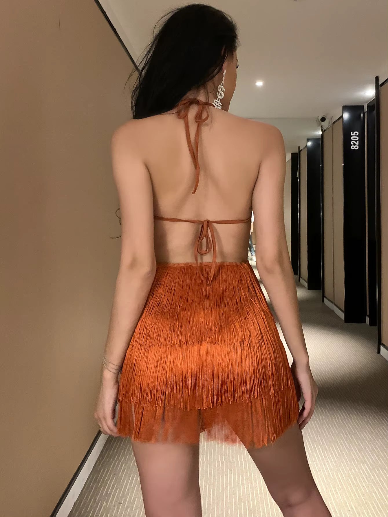 Casual Backless White Bodys Tassel Bodysuit Shorts Bodycon Rompers Jumpsuit Mssza