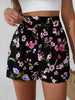 Casual Beach Pants Minimalist Style Home Printed Loose Shorts Mssza