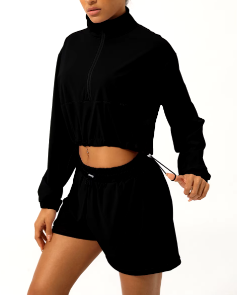 Casual Breathable Quick Dry Fitness Running Two Pieces Yoga Suit Mssza