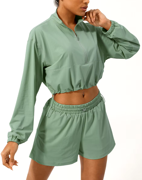 Casual Breathable Quick Dry Fitness Running Two Pieces Yoga Suit Mssza