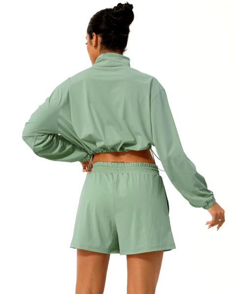 Casual Breathable Quick Dry Fitness Running Two Pieces Yoga Suit Mssza