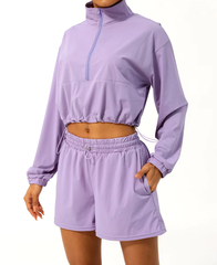 Casual Breathable Quick Dry Fitness Running Two Pieces Yoga Suit Mssza