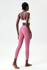 Casual Breathable Quick Dry Two Pieces Fitness Yoga Set Mssza