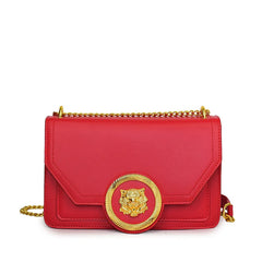 Casual Chain Shoulder Bag Trend Leather Crossbody Small Square Bag Ladies Handbag Mssza
