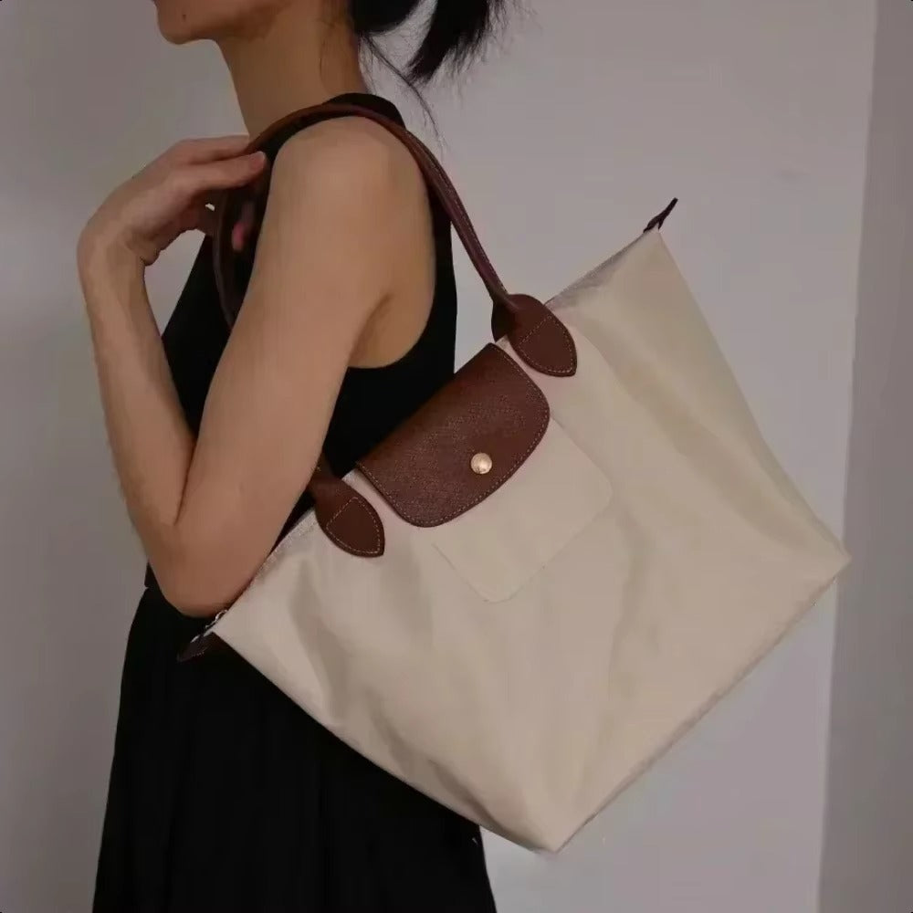Casual Classic Big Shoulder High Quality Nylon Tote Large Capacity Handbags Mssza
