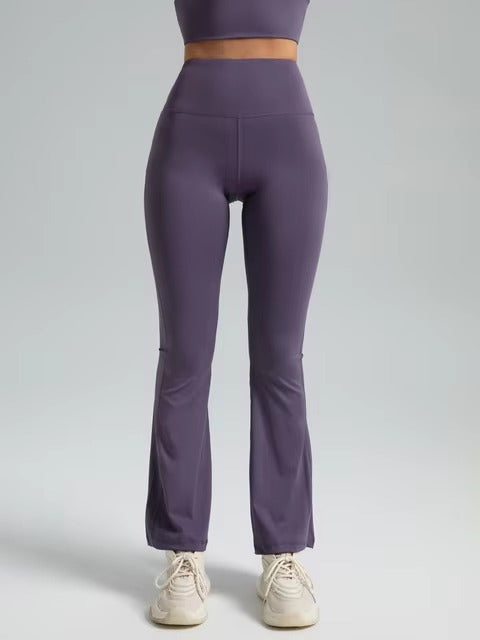 Casual Comfortable High Waisted Yoga Flared Pants Mssza