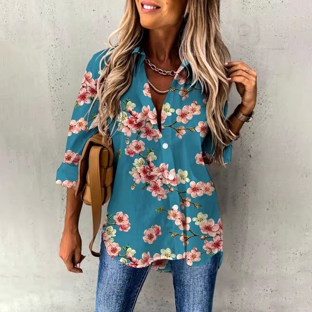 Casual Comfortable Street Slight Stretch Loose Shirt Mssza