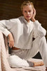 Casual Comfortable Short Waist Hooded Sweatshirt And Pant Two-piece Set Mssza