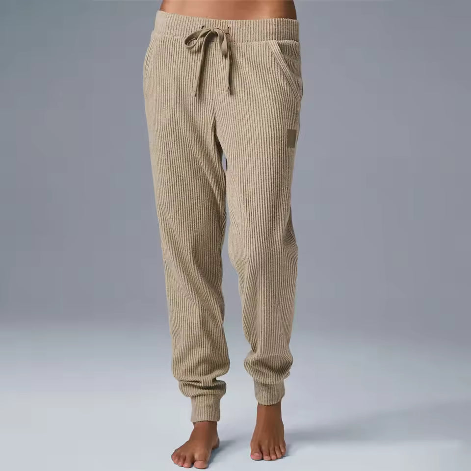 Casual Comfortable Short Waist Hooded Sweatshirt And Pant Two-piece Set Mssza
