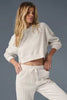 Casual Comfortable Short Waist Hooded Sweatshirt And Pant Two-piece Set Mssza