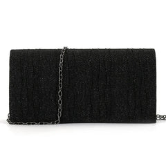 Casual Cosmetics Portable Storage Style Matching Dress Cheongsam Solid Color Sequins Dinner Clutch Bag Mssza