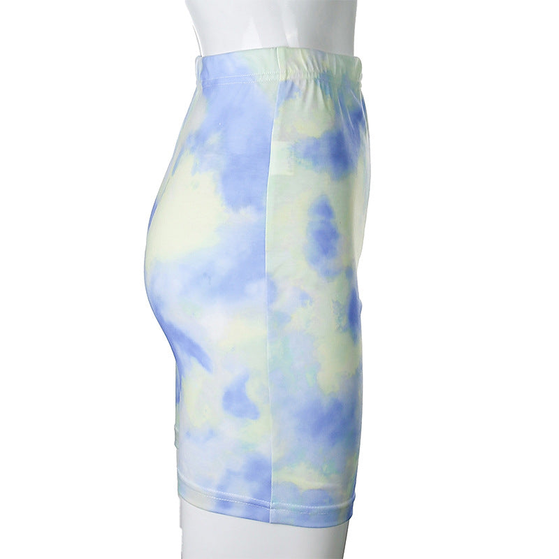 Casual Cotton T shirts & Birker Shorts Mssza