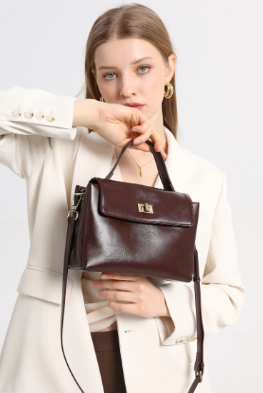 Casual Cowhide Genuine Soft Natural Cow Leather Crossbody Shoulder Tote Bag Mssza