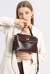 Casual Cowhide Genuine Soft Natural Cow Leather Crossbody Shoulder Tote Bag Mssza