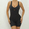 Cross Hip-lifting Halter Pocket Tight Shorts One-Piece Yoga Jumpsuits Mssza