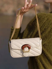 Casual Crossbody With Chain Square Flap Grommets Bag Mssza