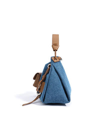 Casual Denim Handbag Minimalist Messenger Pouch Design Tote Shoulder Crossbody Bag Mssza