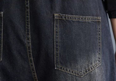 Casual Denim Overalls Big Size Baggy Cargo Pants Retro Straps Jeans Jumpsuits Mssza