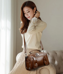 Casual Designer  High-quality Pu Leather Tote Crossbody Messenger Shoulder Bags Mssza