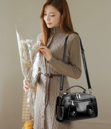 Casual Designer  High-quality Pu Leather Tote Crossbody Messenger Shoulder Bags Mssza