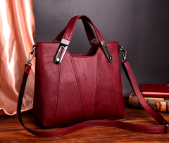 Casual Sequined Designer PU Leather Leisure Crossbody Shoulder Tote Bag Mssza