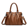 Casual Designer Soft Leather Commuting Genuine Hand Bags Mssza