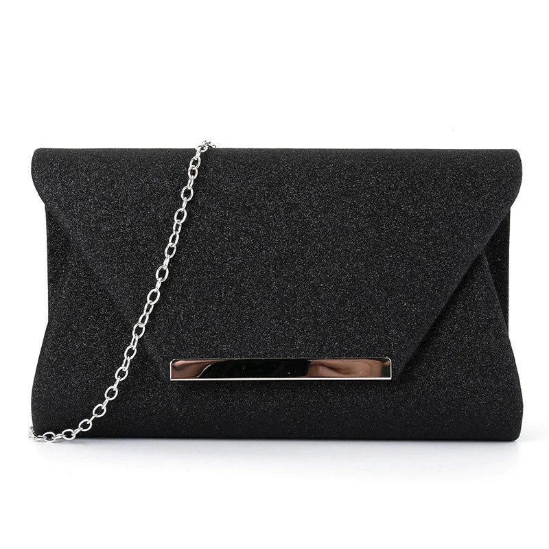 Casual Dinner Bride Metal Accessories Generous Hard Crossbody Clutch Bag Mssza