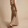 Casual Drawstring Low Waist A-Line Beach Style Bodycon Long Maxi Skirt Mssza