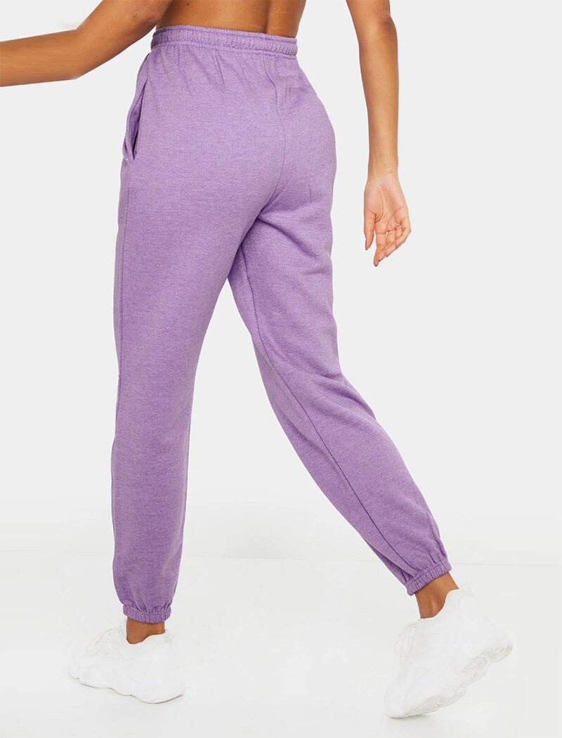 Casual Elastic Waist Sweatpants Mssza