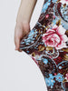 Casual Flower Printed Elastic Workout High Waist Fitness Leggings Mssza