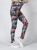 Casual Flower Printed Elastic Workout High Waist Fitness Leggings Mssza