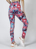 Casual Workout High Waist Printed Elastic Fitness Leggings Mssza