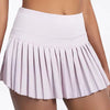 Casual Fitness Gym With Pocket Running Pleated Safe Skirts Mssza