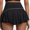Casual Fitness Gym With Pocket Running Pleated Safe Skirts Mssza