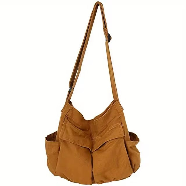 Casual Flap Pocket Large Capacity Designer Shoulder Bag Mssza