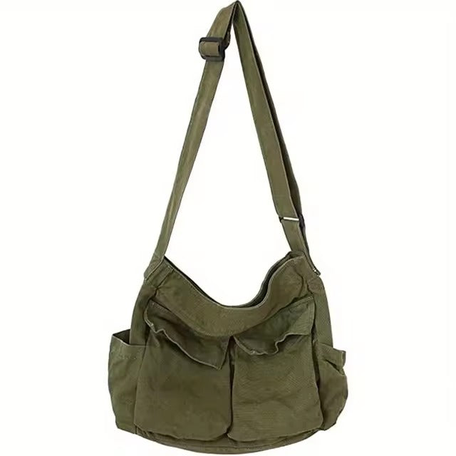 Casual Flap Pocket Large Capacity Designer Shoulder Bag Mssza
