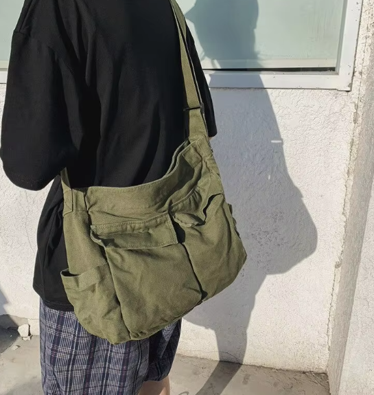 Casual Flap Pocket Large Capacity Designer Shoulder Bag Mssza