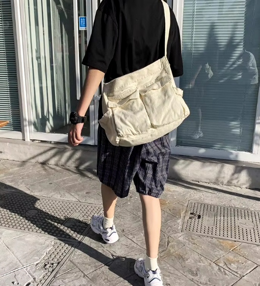 Casual Flap Pocket Large Capacity Designer Shoulder Bag Mssza