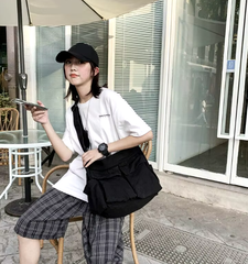 Casual Flap Pocket Large Capacity Designer Shoulder Bag Mssza