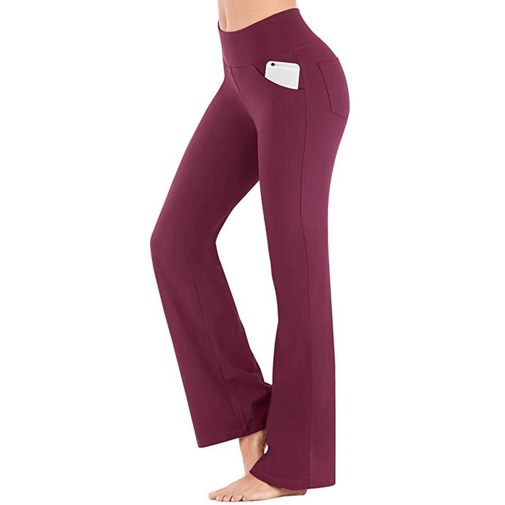 Casual Flared Wide Killer High Waist Long Pant Mssza