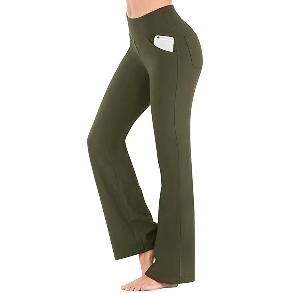 Casual Flared Wide Killer High Waist Long Pant Mssza
