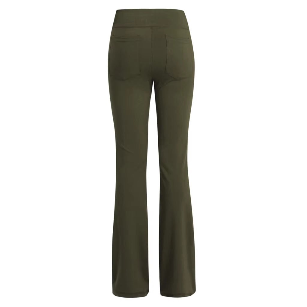 Casual Flared Wide Killer High Waist Long Pant Mssza