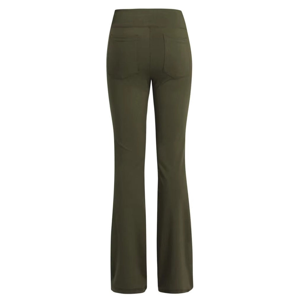 Casual Flared Wide Killer High Waist Long Pant Mssza