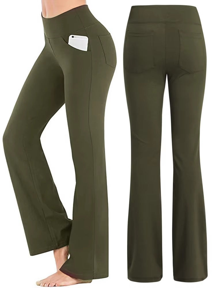 Casual Flared Wide Killer High Waist Long Pant Mssza