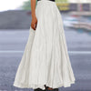 Casual Folds Loose A-line Solid Color Streetwear Skirts Mssza