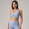 Full Cup Breathable High Quality One Shoulder Tube Sports Top Mssza