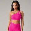 Full Cup Breathable High Quality One Shoulder Tube Sports Top Mssza