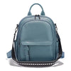 Casual Genuine Leather Multi-pocket Design Simple Travel Convertible Shoulder Backpack Mssza